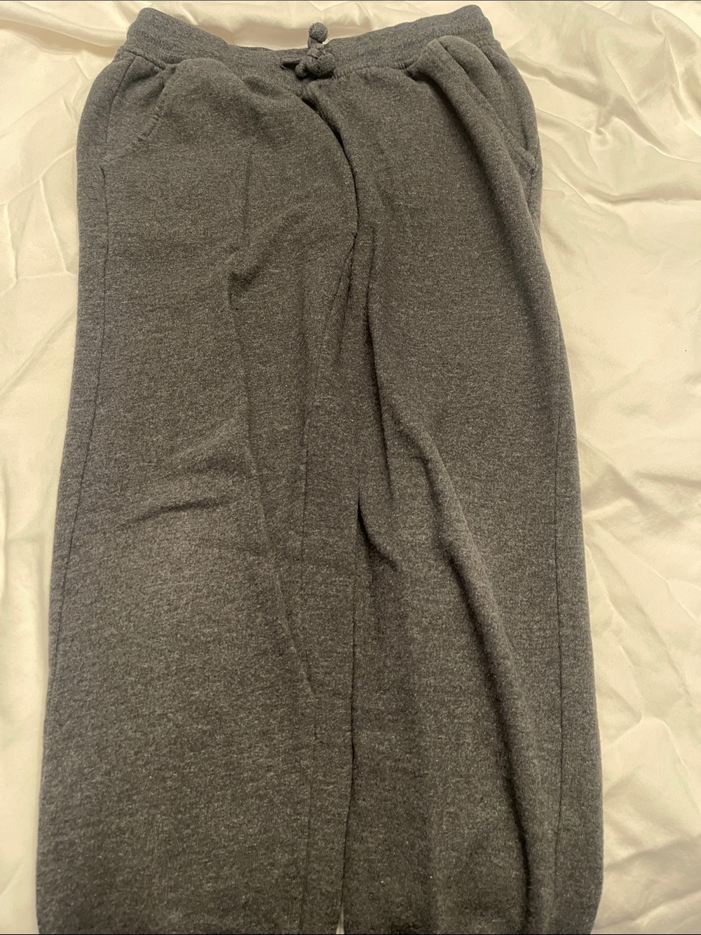 Boy’s Gray Fleece Jogger Pants - Comfortable Everyday Sweatpants